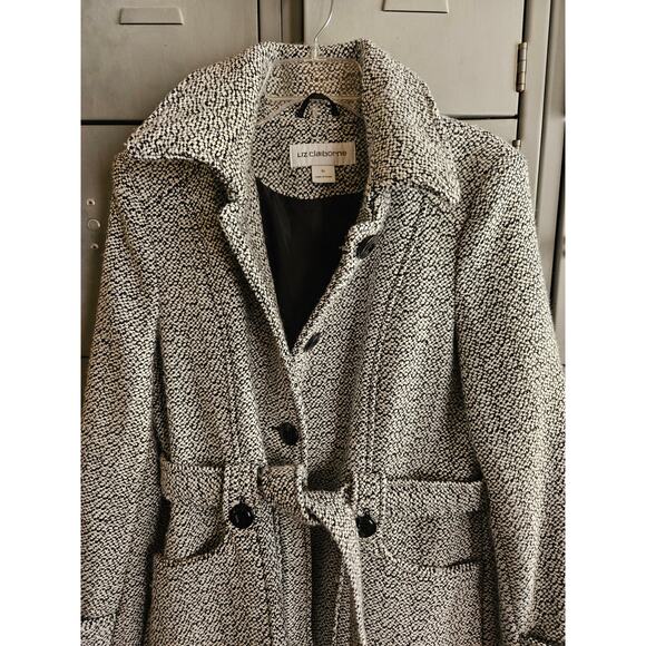 Liz Claiborne ladies wool blend hooded coat - size XL - Picture 2 of 6